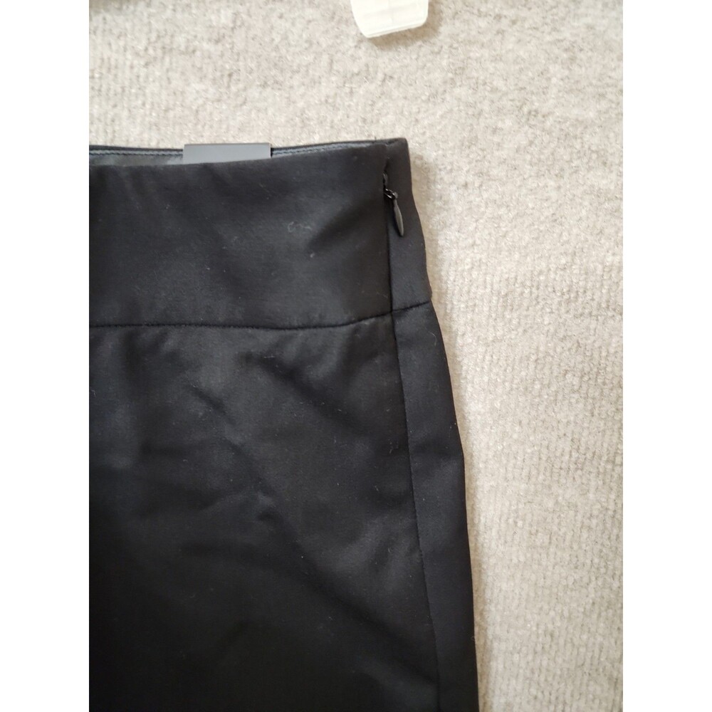 The Limited Olivia Dress Pants Women 8 Black Side Zip Scandal Flared Wide LegNEW - Picture 4 of 13